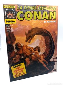 Cómics: DE KIOSCO LA ESPADA SALVAJE DE CONAN 63 SERIE ORO FORUM PLANETA GRAPA